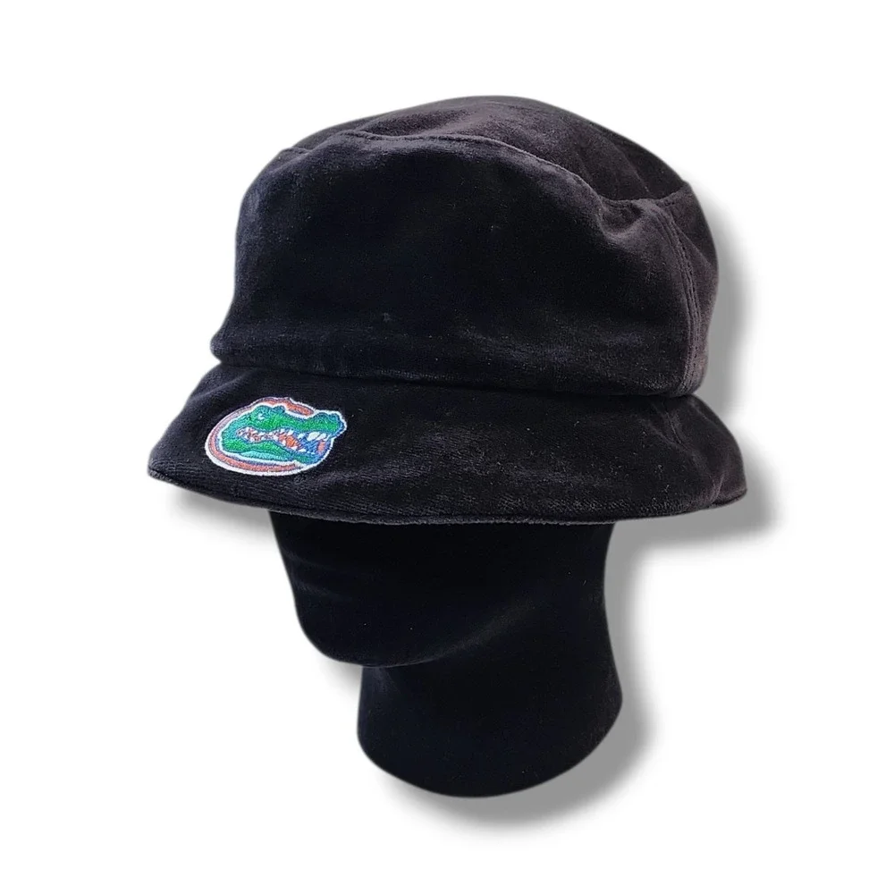 Vintage‎ Nike Team Elite Florida Gators Black Velour/Velvet Bucket Hat